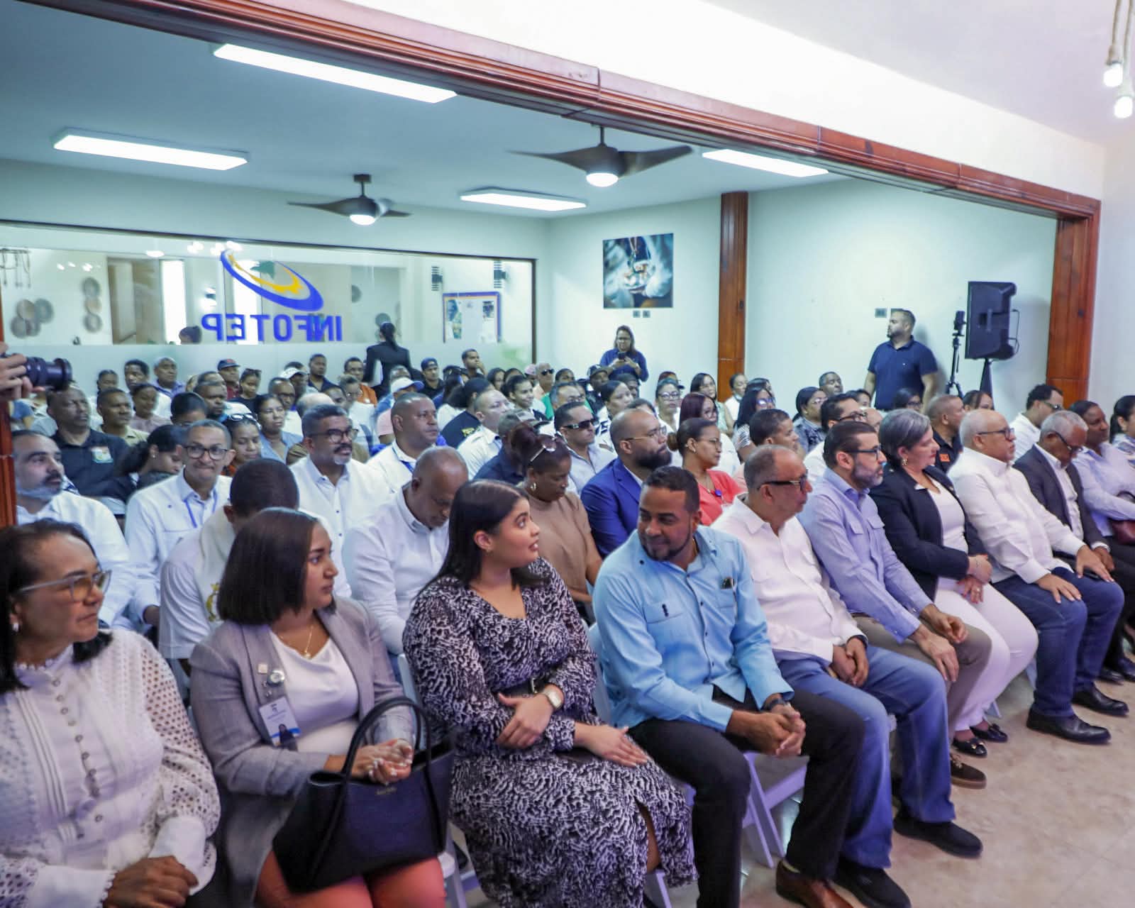 publico durante entrega